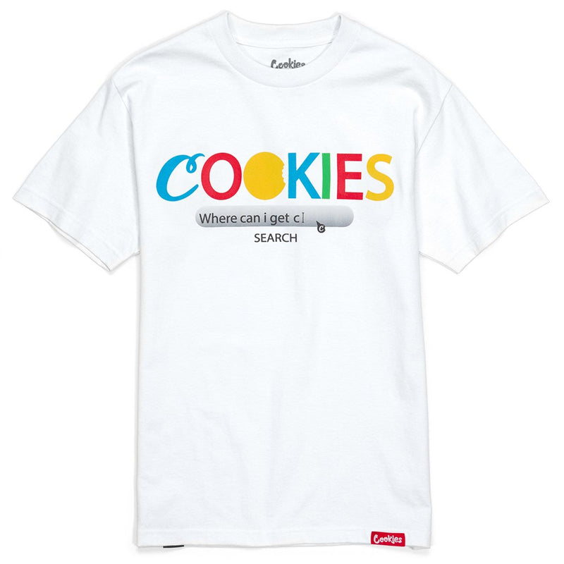 Cookies 'Search' T-Shirt (White) 1553T5262 - Fresh N Fitted Inc