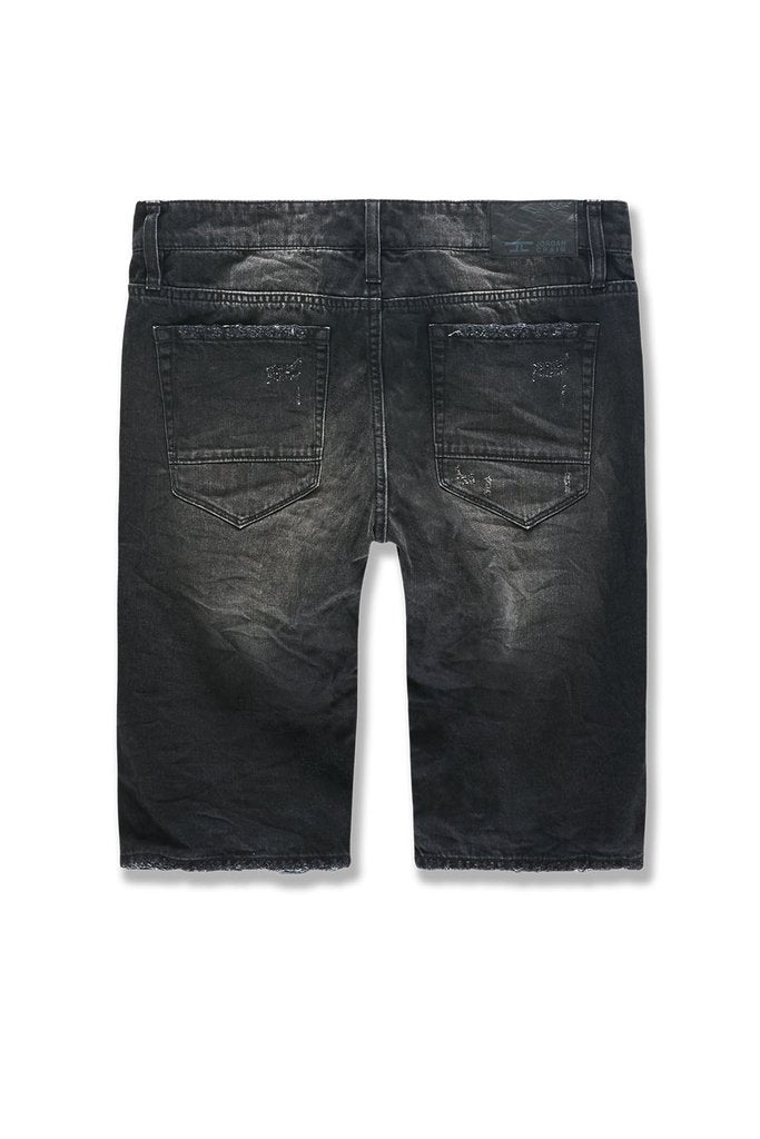 Jordan Craig 'Belmar 2.0' Denim Shorts (Black Shadow) J3164S - Fresh N Fitted Inc