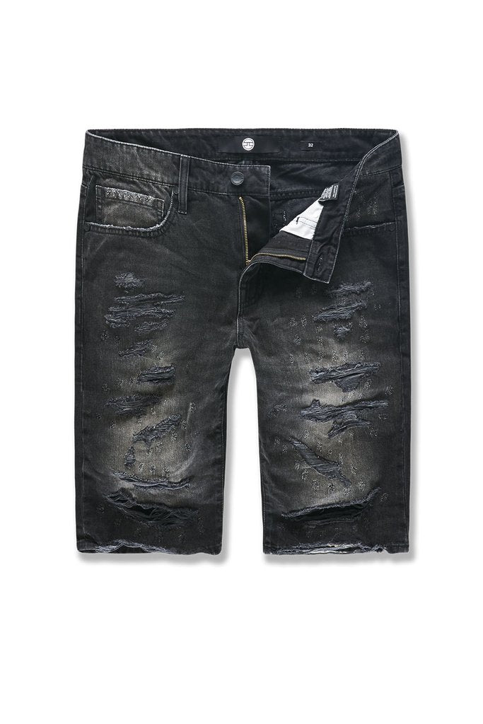 Jordan Craig 'Belmar 2.0' Denim Shorts (Black Shadow) J3164S - Fresh N Fitted Inc