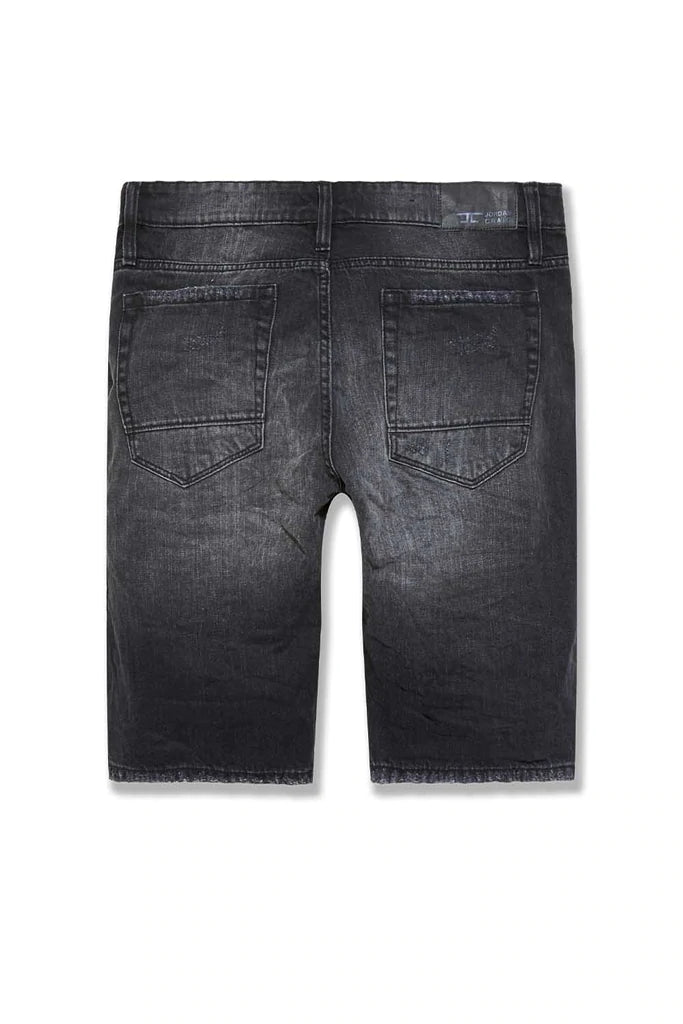Jordan Craig 'Ironbound' Denim Shorts (Black Shadow) J3186S - Fresh N Fitted Inc