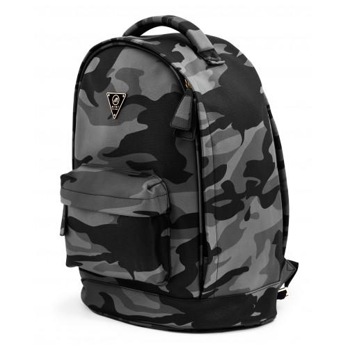 Mint Camo Leather Backpack 43cm (Grey) - Fresh N Fitted Inc