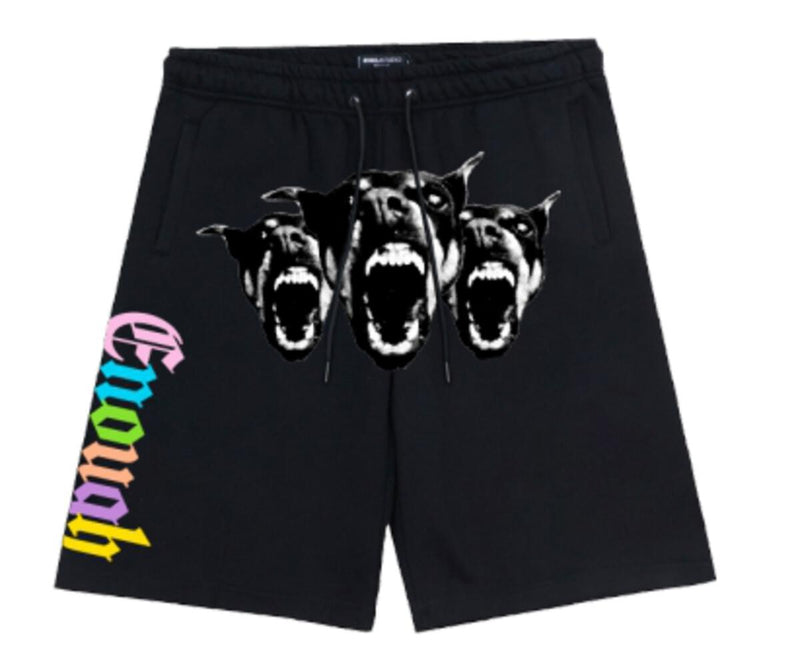 Roku Studio 'Enough' Fleece Shorts (Black) RK3480958 - Fresh N Fitted Inc