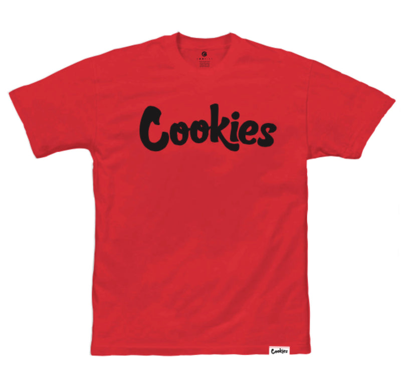 Cookies 'Original Mint' T-Shirt (Red/Black) - Fresh N Fitted Inc