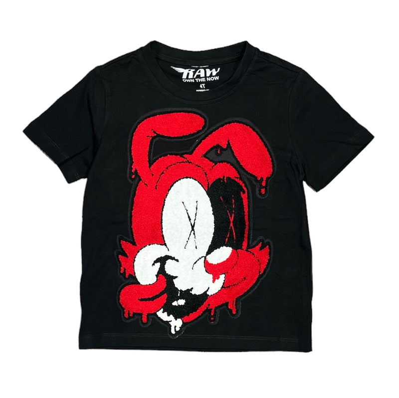 Rawyalty Kids 'Raw Rabbit' T-Shirt (Black) - Fresh N Fitted Inc