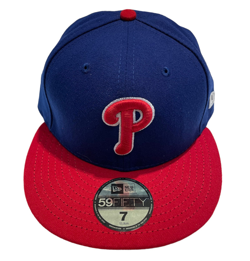 NEW ERA 59Fifty 'Philadelphia Phillies' Fitted (Royal/Red) - Fresh N Fitted Inc