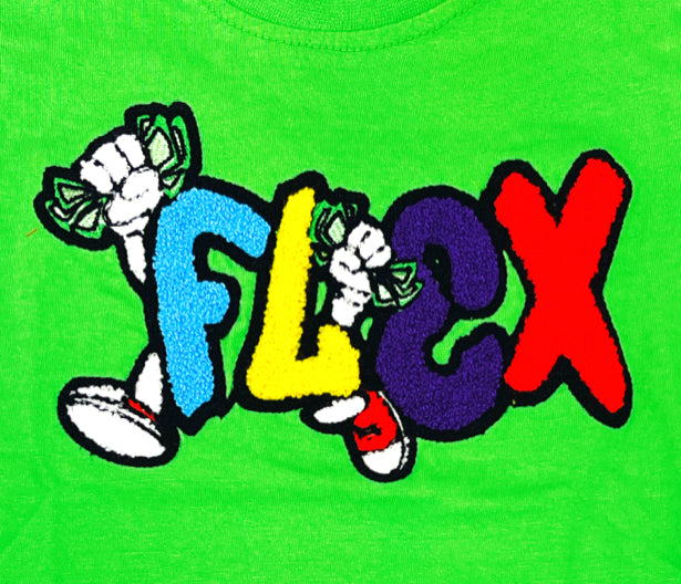 FWRD Kids 'Flex' T-Shirt (Lime Green) 180058K/LK - Fresh N Fitted Inc