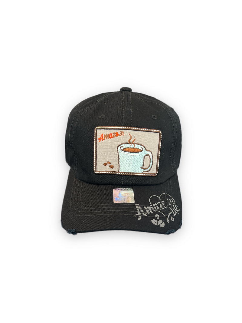 Pitbull Amaze In Life 'Coffee Patch' Washed Cotton Hat (Black) FD3CFEBK - Fresh N Fitted Inc
