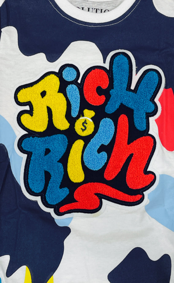 Evolution Kids 'Rich Rich' T-Shirt (White) 18955K/LK - Fresh N Fitted Inc