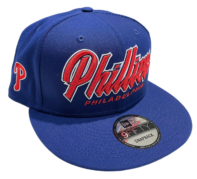 NEW ERA 'Philadelphia Phillies' 9Fifty Snap Back Hat (Royal Blue) - Fresh N Fitted Inc