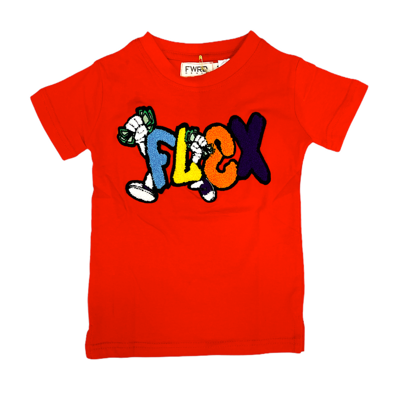 FWRD Kids 'Flex' T-Shirt (Red) 180058K/LK - Fresh N Fitted Inc