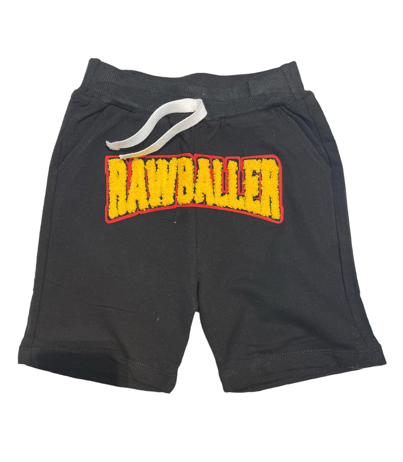 Rawyalty Kids 'Raw Baller' Shorts (Black) RKC-000 - Fresh N Fitted Inc