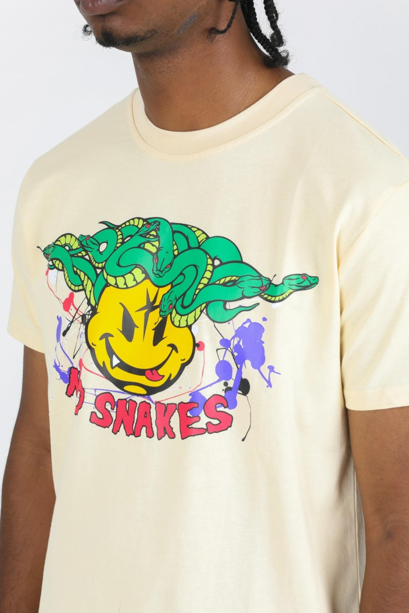 GFTD 'No Snakes' T-Shirt (Beige) - Fresh N Fitted Inc