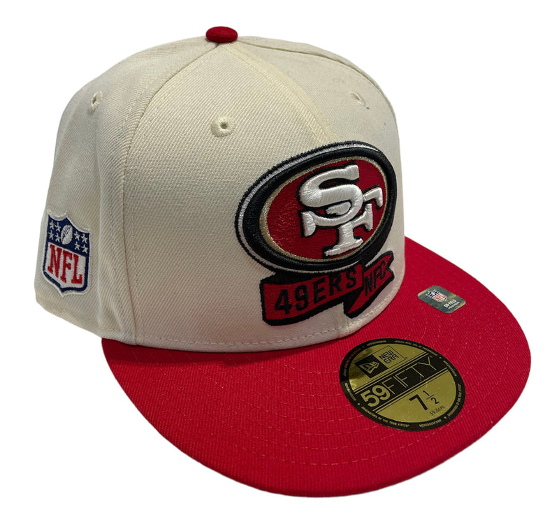 NEW ERA 59Fifty ‘NFC 49ers' Fitted (Cream/Red) - Fresh N Fitted Inc