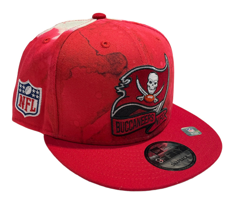 NEW ERA 'Tampa Bay Buccaneers NFC' 9Fifty Snap Back Hat (Red Tie Dye) - Fresh N Fitted Inc