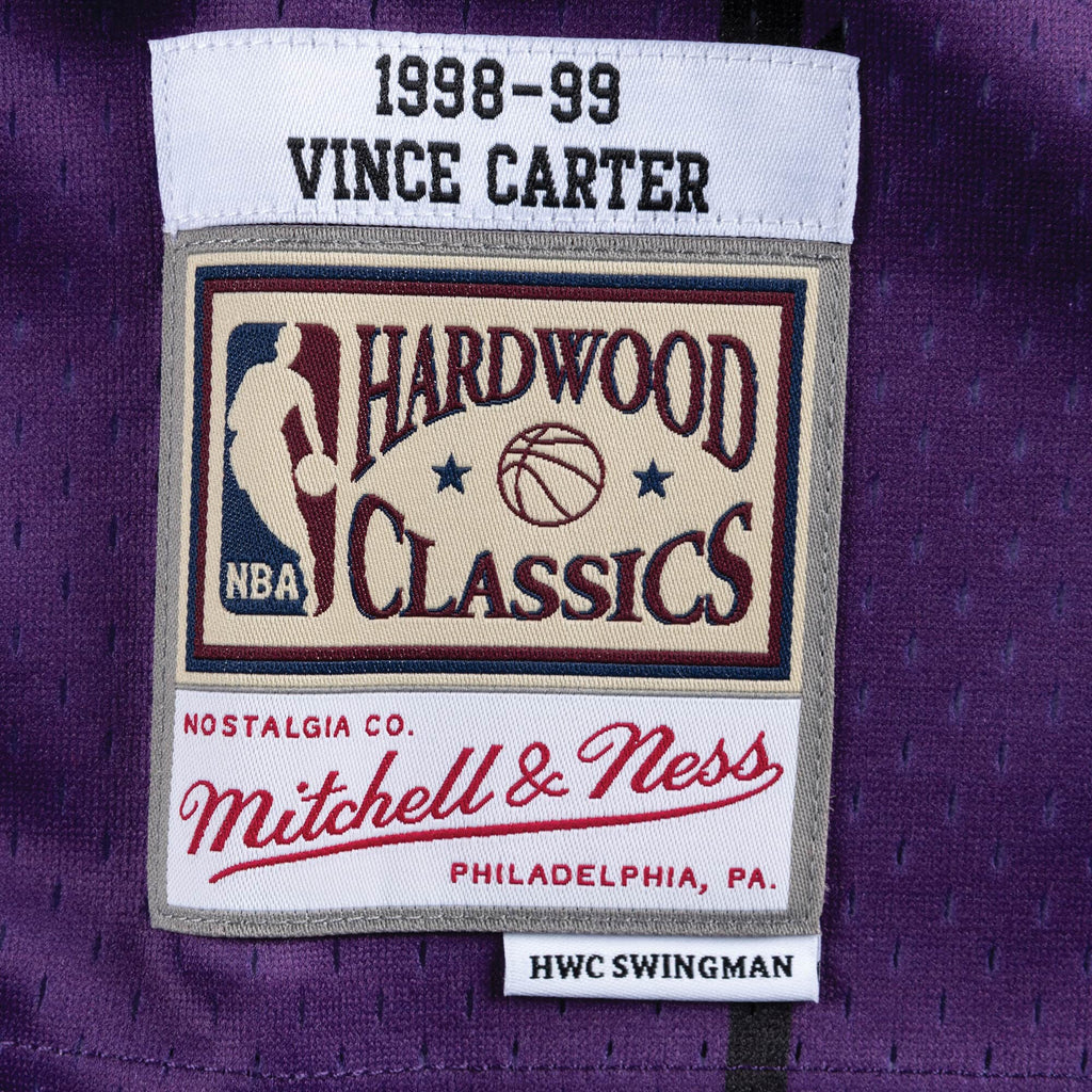 Shop Mitchell & Ness Toronto Raptors Vince Carter 1998-1999 Road Swingman  Jersey SMJYGS18214-TRAPURP98VCA purple