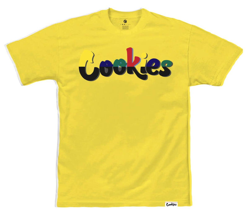 Cookies 'Catamaran Logo' T-Shirt (Yellow/Black) 1559T6307 - Fresh N Fitted Inc