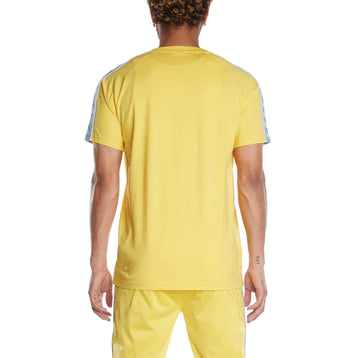 Kappa '222 Banda Balima' T-Shirt (Yellow/Blue/White Antique) 304NQ00 - Fresh N Fitted Inc